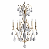 9324 Hudson Valley Crawford 6 Light Chandelier