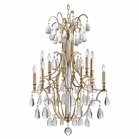 9329 Hudson Valley Crawford 12 Light Chandelier