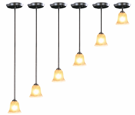 9354 Framburg Lighting Cottage One-Light adjustable Mini-Pendant