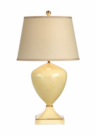9408 Wildwood Lamps Pretty Cream Lamp with Hand Colored Faux Porcelain