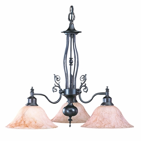 9433 Framburg Lighting Provence Three-Light Chandelier