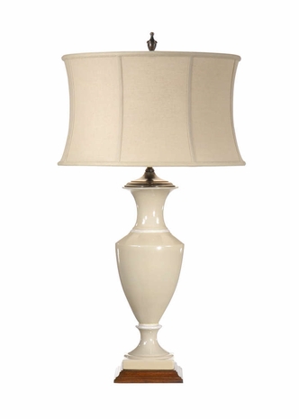 9459 Wildwood Lamps Urn with Cream Lamp
