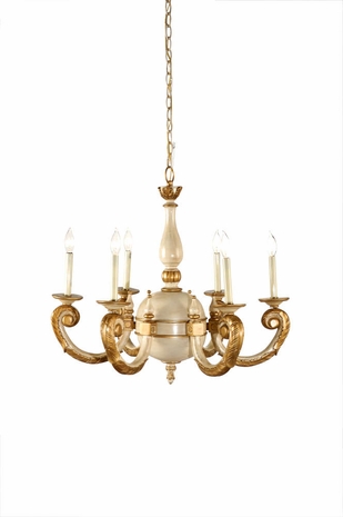9499 Wildwood Lamps Wood Chandelier