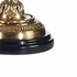 9505 Wildwood 34in. Cast Brass Westport Lamp with Silkette Shade and Antique Patina/Black Finish