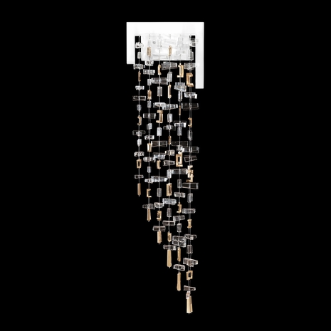 951350-2 Fine Art Lighting Capri 35.5"H RSF Sconce with White Gloss Finish