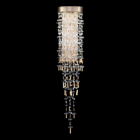 952150-1 Fine Art Lighting Capri 48"H Sconce with Soft Gold Leaf Finish