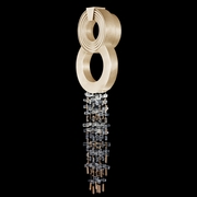 952250-1 Fine Art Lighting Capri 35.5"H Sconce with Soft Gold Leaf Finish