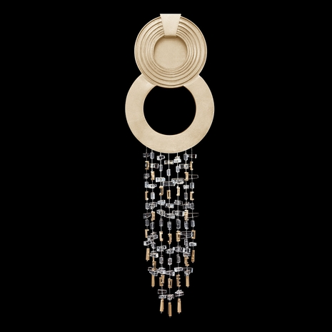 952250-1 Fine Art Lighting Capri 35.5"H Sconce with Soft Gold Leaf Finish