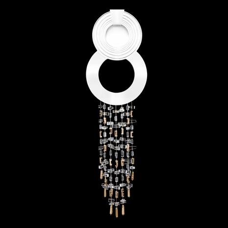 952250-2 Fine Art Lighting Capri 35.5"H Sconce with White Gloss Finish