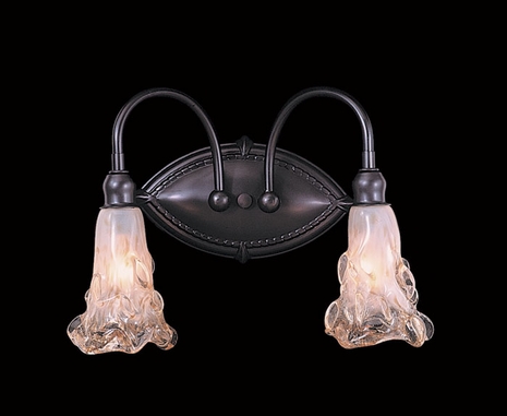 9532 Framburg Lighting Stone Crystal Two-Light Wall Sconce