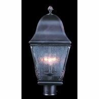 F-9591 Framburg 3-Light Iron Coeur De Lion Exterior Post Mount