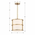 9593-LG Crystorama Brian Patrick Flynn Hulton 3 Light Luxe Gold Mini Pendant