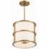 9593-LG Crystorama Brian Patrick Flynn Hulton 3 Light Luxe Gold Mini Pendant