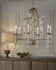 9614 Wildwood Bamboo Chandelier - Silver