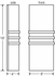 9707 Ultralights Lighting 18-Inch Luminosos Wall Sconce