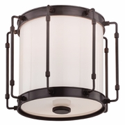 9713 Hudson Valley Hyde Park 1 Light Flush Mount