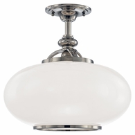 9815F Hudson Valley Canton 1 Light Semi Flush