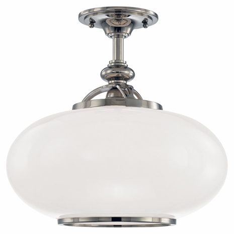 9815F Hudson Valley Canton 1 Light Semi Flush