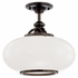 9815F Hudson Valley Canton 1 Light Semi Flush