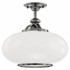 9815F Hudson Valley Canton 1 Light Semi Flush