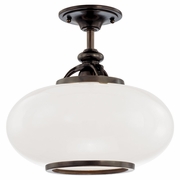 9815F Hudson Valley Canton 1 Light Semi Flush