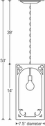 9816 Ultralights Lighting Suenos Pendant
