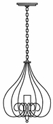 9820 Ultralights Lighting Suenos Pendant
