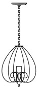 9821 Ultralights Lighting Suenos Pendant