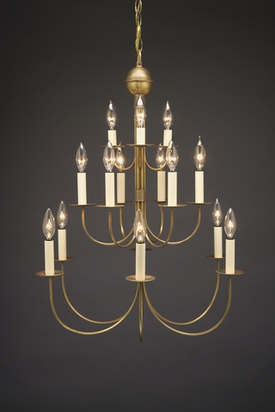 985 Northeast Lantern Chandelier (15) Light Candelabra Hanging Fixture With Multiple Glass & Finish Options
