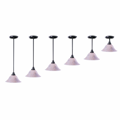 9997 Framburg Lighting Black Forest Adjustable Mini Pendant