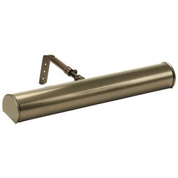 House Of Troy A14-71 Advent Picture Light – 14 Inch Antique Brass Finish, Corded With On/Off Switch & Two Brightness Levels