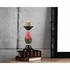 AG500359 Dale Tiffany Pink Flamingo Hand Blown Art Glass Candle Holder