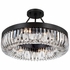 ALI-B2008-CZ_CEILING Crystorama Alister 8 Light Charcoal Bronze Semi Flush Mount