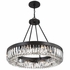 ALI-B2010-CZ Crystorama Alister 10 Light Charcoal Bronze Chandelier