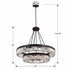 ALI-B2026-CZ Crystorama Alister 26 Light Charcoal Bronze Chandelier
