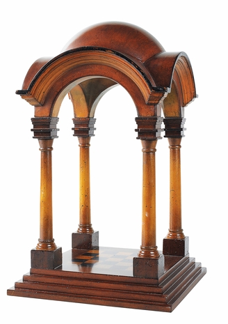 AR030 Authentic Models Checkered Floor Renaissance Cupola, Honey