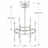 ARS-B4012-PN Crystorama Aries 12 Light Polished Nickel Chandelier