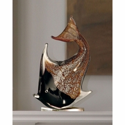 AS10774 Springdale 9H Angel Fish Hand Blown Art Glass Figurine