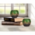 AV13218 Dale Tiffany Mardi Gras Hand Blown Art Glass Candle Holder 2-Piece Set