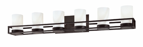 B1036 Troy Lighting Aura Six-Light Bathroom Wall Sconce