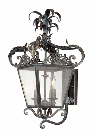 B1052VBZ Troy Lighting Portola 2 Light Wall Lantern in Verona Bronze Finish