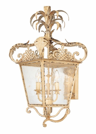 B1054BW Troy Lighting Portola 3 Light Wall Lantern in Biron White Finish