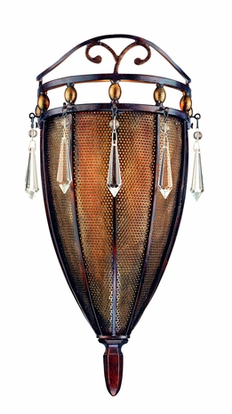 B1090HL Troy Lighting Casbah 1 Light Wall Sconce in Heirloom Finish
