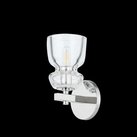 B1109-PN Troy Lighting Trey 1Lt Wall Sconce with Polished Nickel Finish