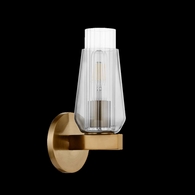 B1111-PBR Troy Lighting Rex 1Lt Wall Sconce with Patina Brass Finish