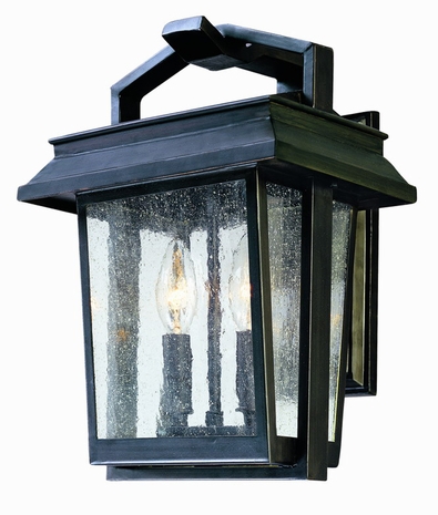 B1242 Troy Lighting Logan Two Light Wall Lantern