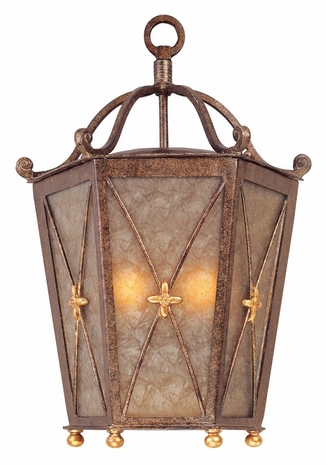 B1269BLF Troy Lighting Cheshire 2 Light Pocket Lantern in Bronze Leaf Finish