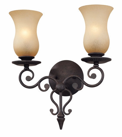 B1300 Troy Lighting Portobello Two Light Wall Light