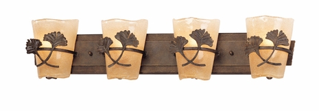 B1324 Troy Lighting Ginkgo Four Light Bath Light