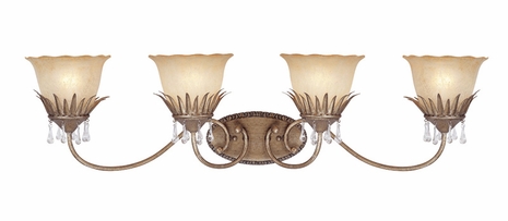 B1344 Troy Lighting St. Barts Four Light Bath Light